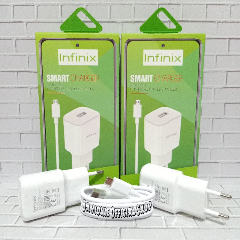 Charger Casan Cas HP INFINIX SMART 3 4 5 6 7 HD NFC Plus ORI MICRO USB 2A 10W 18W Fast Charging