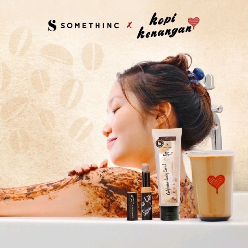 Somethinc Coffeeinc Body Scrub Somethinc x Kopi Kenangan Coffeinc