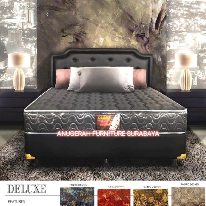 matras central springbed deluxe kasur 90/ 100/ 120/ 140/ 160/ 180 - Uk