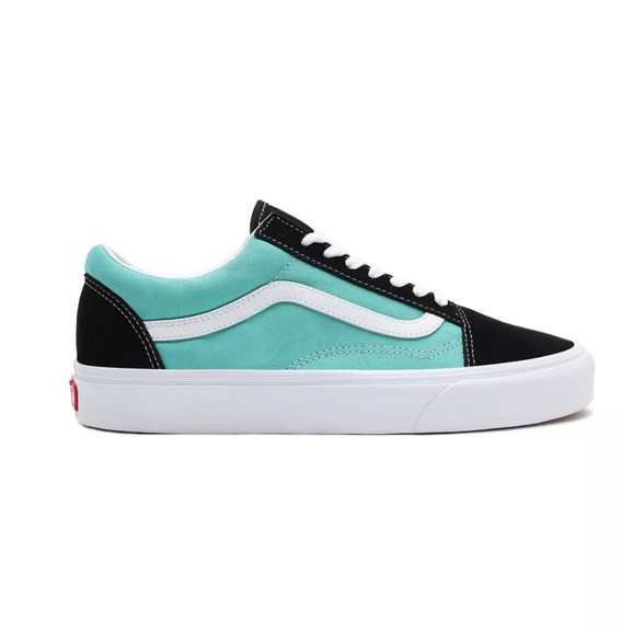 SEPATU VANS OFF THE WALL | OLD SKOOL CLASSIC SPORT BLACK  / WATERFALL