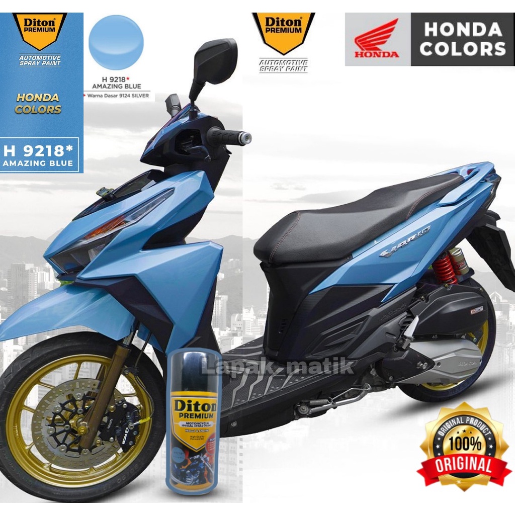 Pilok DITON PREMIUM BIRU HONDA AMAZING BLUE H9218 400ml