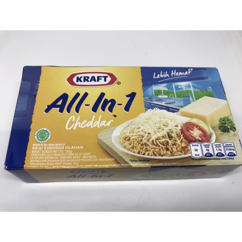 

KRAFT CHEDDAR 165GRAM