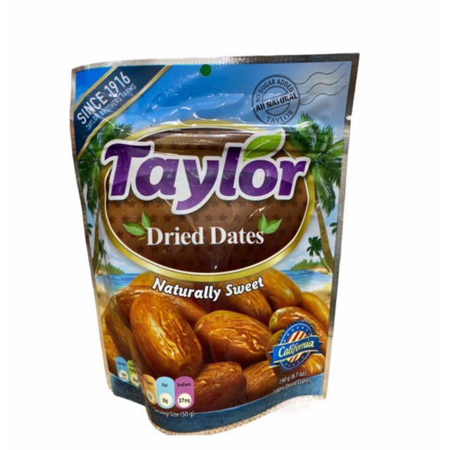 Taylor Dried Dates 190g