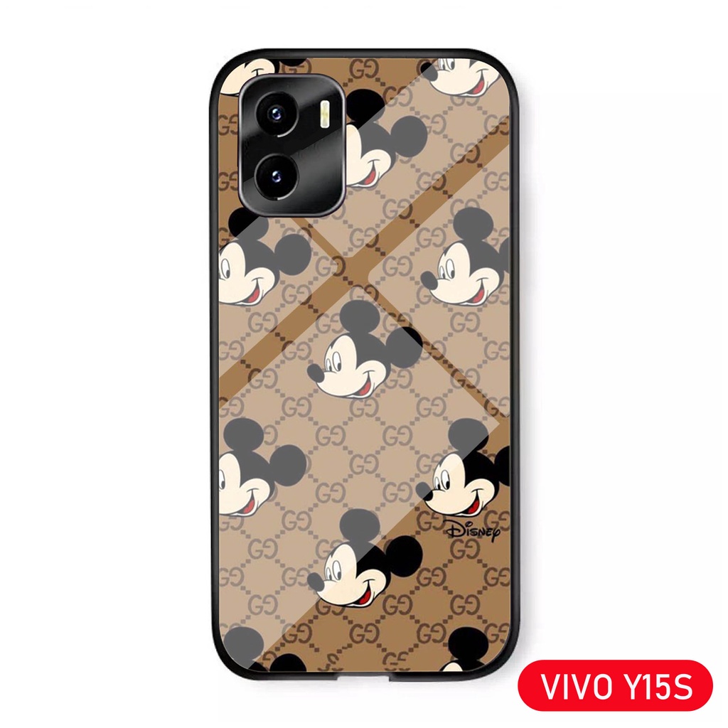 (S37) Softcase Kaca VIVO Y15S - casing handphone - Vivo Y15S Vivo Y15S - pelindung handphone - Vivo 