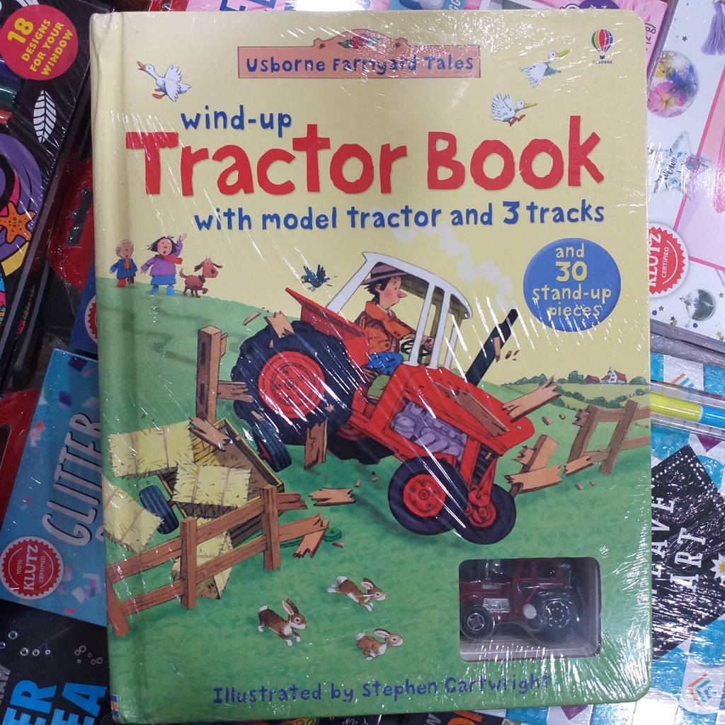 Farmyard Tales Wind-up Tractor Book (Wind-up Books)