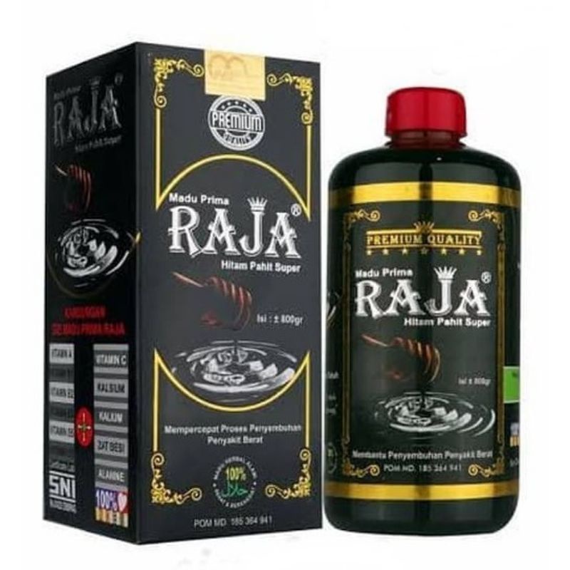 Madu Prima Raja 800 Gram - Madu Hitam Pahit Super