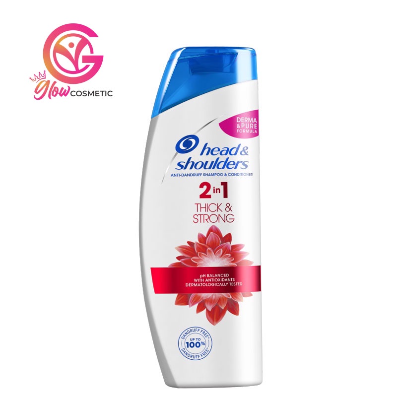 HEAD &amp; SHOULDERS THICK &amp; STRONG SHAMPOO 2 IN 1 -GC