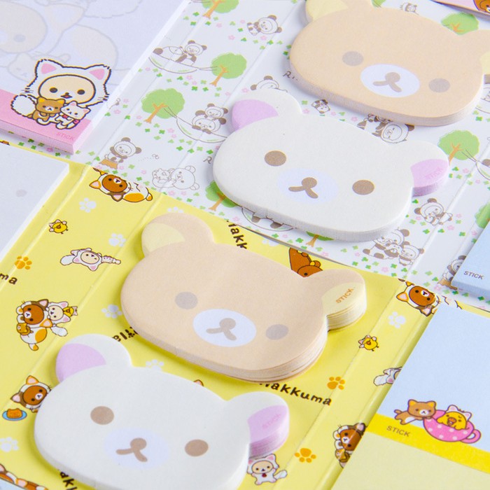 

SALE!!!TERLARIS!!! Stick Note/ Memo Rilakkuma n Chobabi Lipat 6 MEMO & STICK NOTE