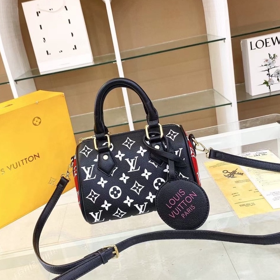 6801 L Vuitton Speedy Båñdouliere ♡Free Sarung +BubbleWrap+No seri♡