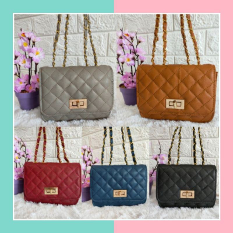 Marie Shop ➡️ JENNY - TAS KUNCI EMAS - TAS EMBOSS - TAS RANTAI EMAS - TAS IMPORT - TAS KOREA