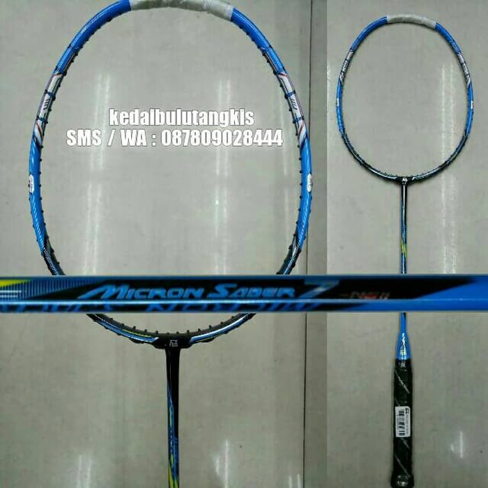 Promo RAKET BADMINTON RS MICRON SABER 7 ( BONUS LENGKAP )