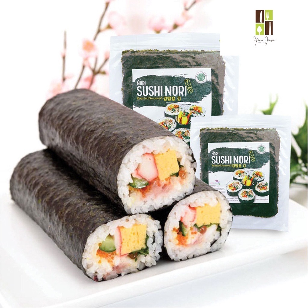 Sushi Nori Halal Seaweed Rumput Laut Sushi Untuk Kimbab/Gimbab ISI 5/10/20/50 Lembar