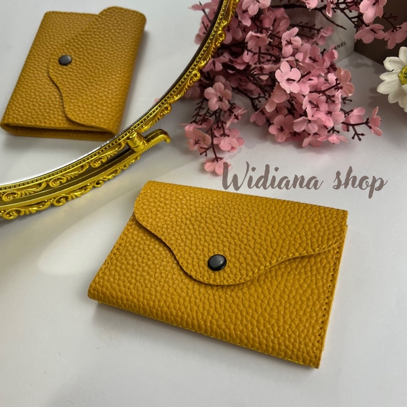 Dompet Wanita Papirut Kirana Dompet Kartu Kekinian Kulit Jeruk Sintetis Tebal Lentur