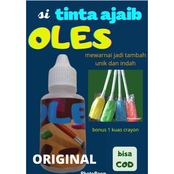 

Tinta Ajaib Oles Untuk Mewarnai Campur Crayon Beli 3 Bonus 1 Buah Kuas Crayon