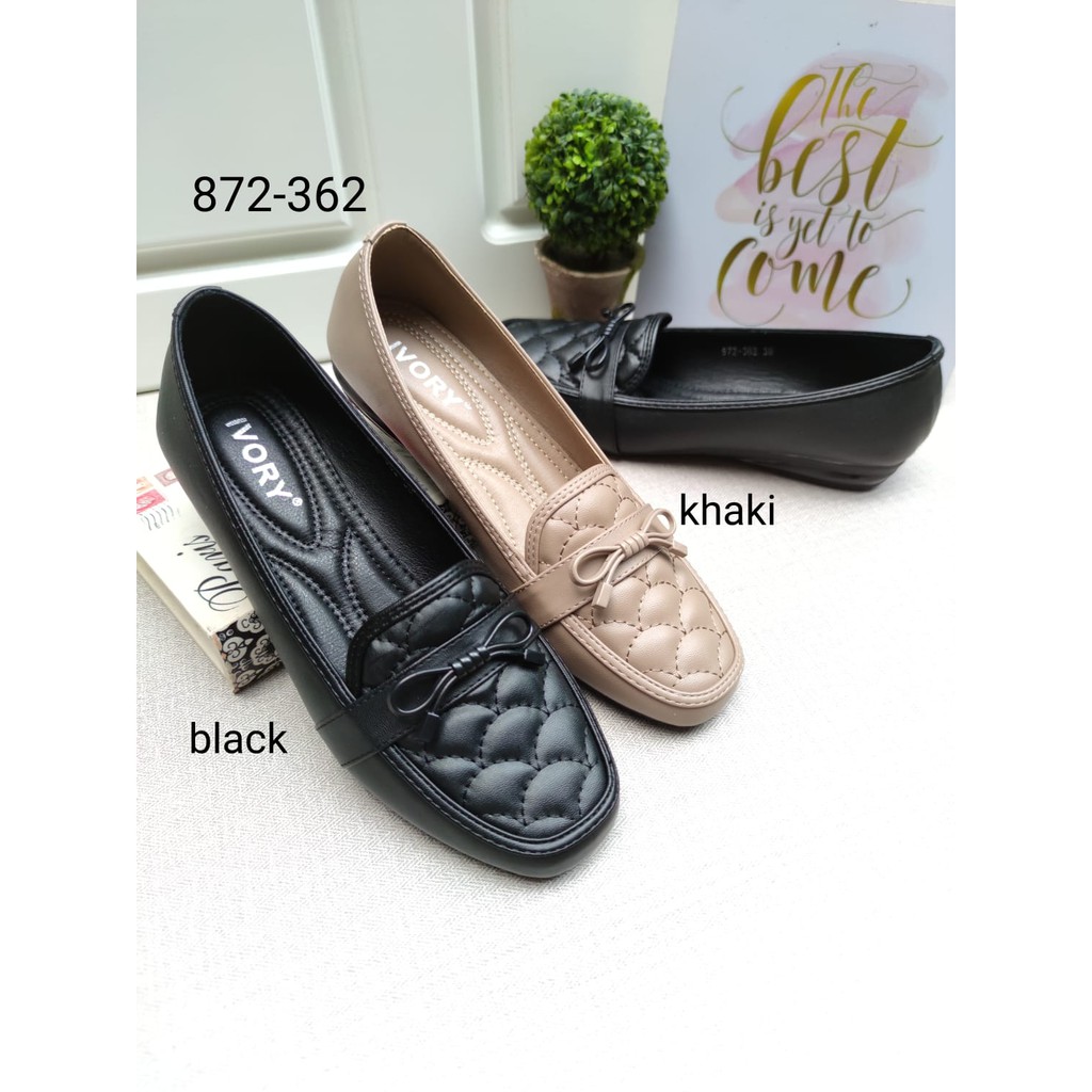 IVORY Sepatu Flat Wanita Loafers 993-362