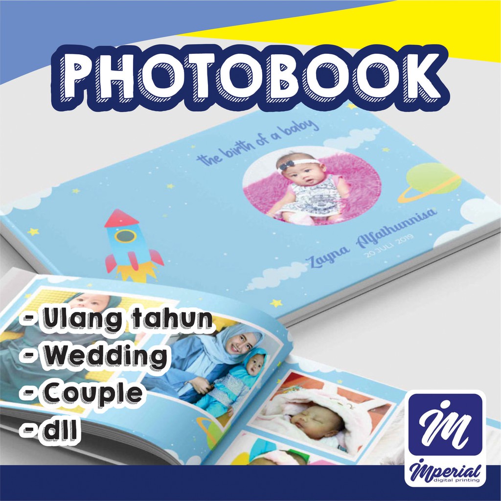 

Cetak Photobook Custom Ukuran 21 X 15 Cm Softcover / Photobook Album Ulang Tahun / Wedding / Couple