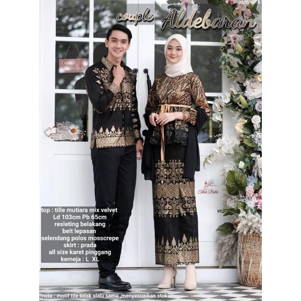 Couple Aldebaran- Sarimbit RnB Tille Dan Kemeja Batik