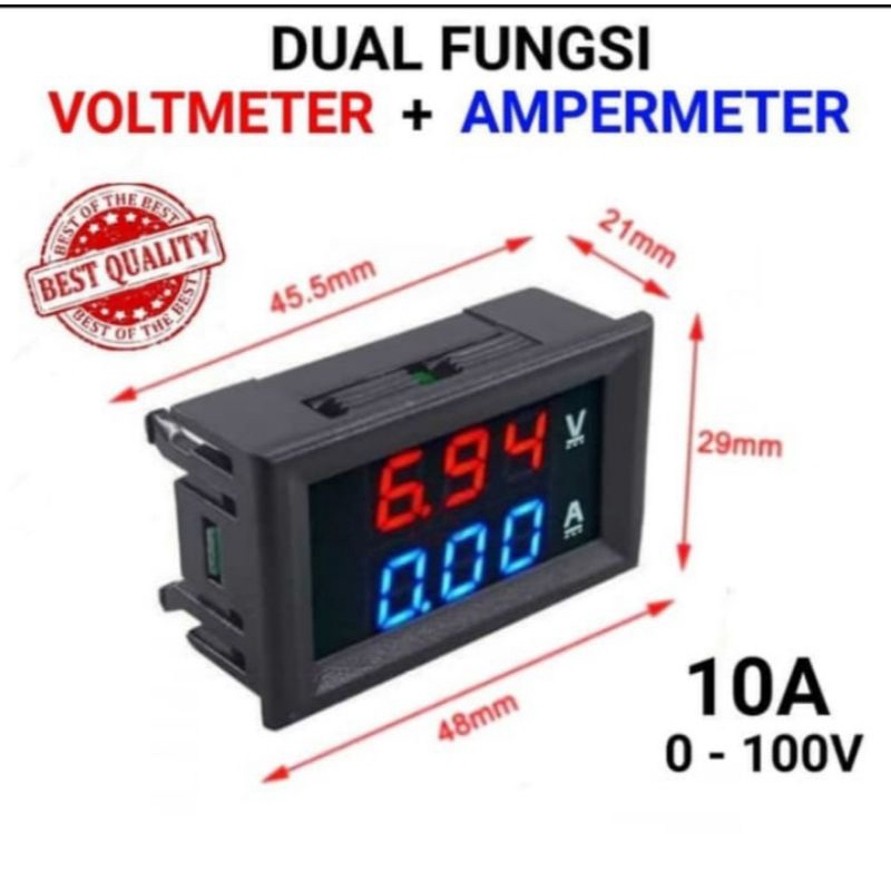 volt meter dan ampere meter digital