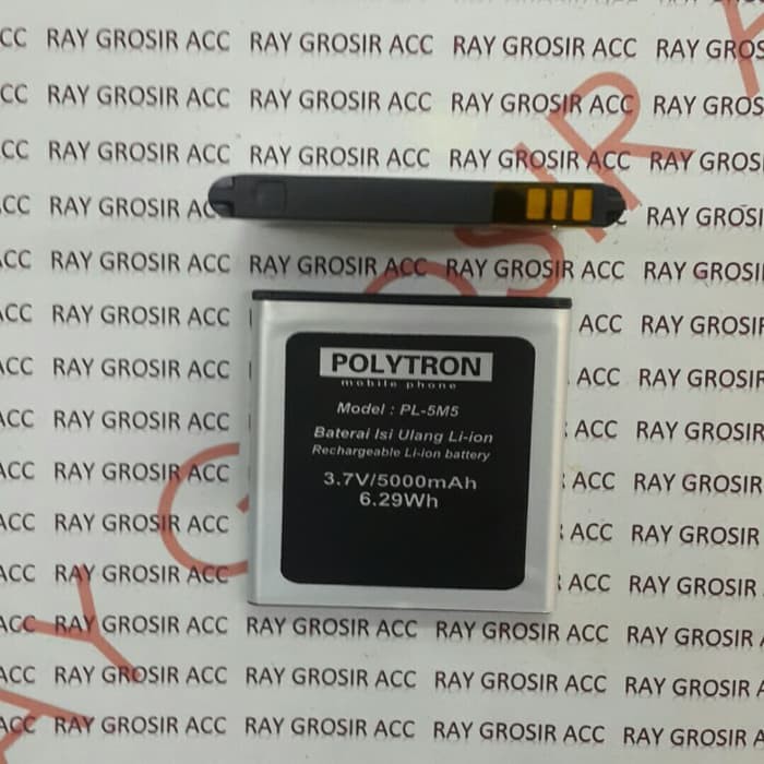 Baterai Original Polytron Rocket Lite W1351 , PL-5M5 , PL5M5