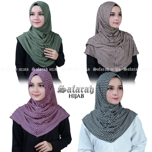 JILBAB INSTANT BUBBLE MOTIF , BY SAFARAH HIJAB