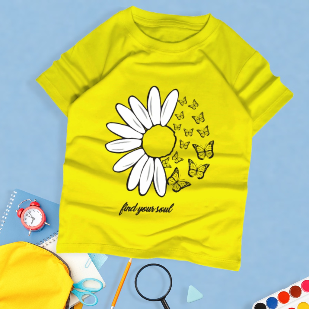Baju Kaos Distro Anak Perempuan Premium Umur 1-12 Tahun Bahan Cotton -AMR184