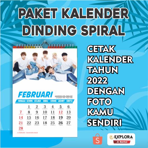 

(PART 1) PAKET KALENDER DINDING 2025 SPIRAL KAWAT HANGER