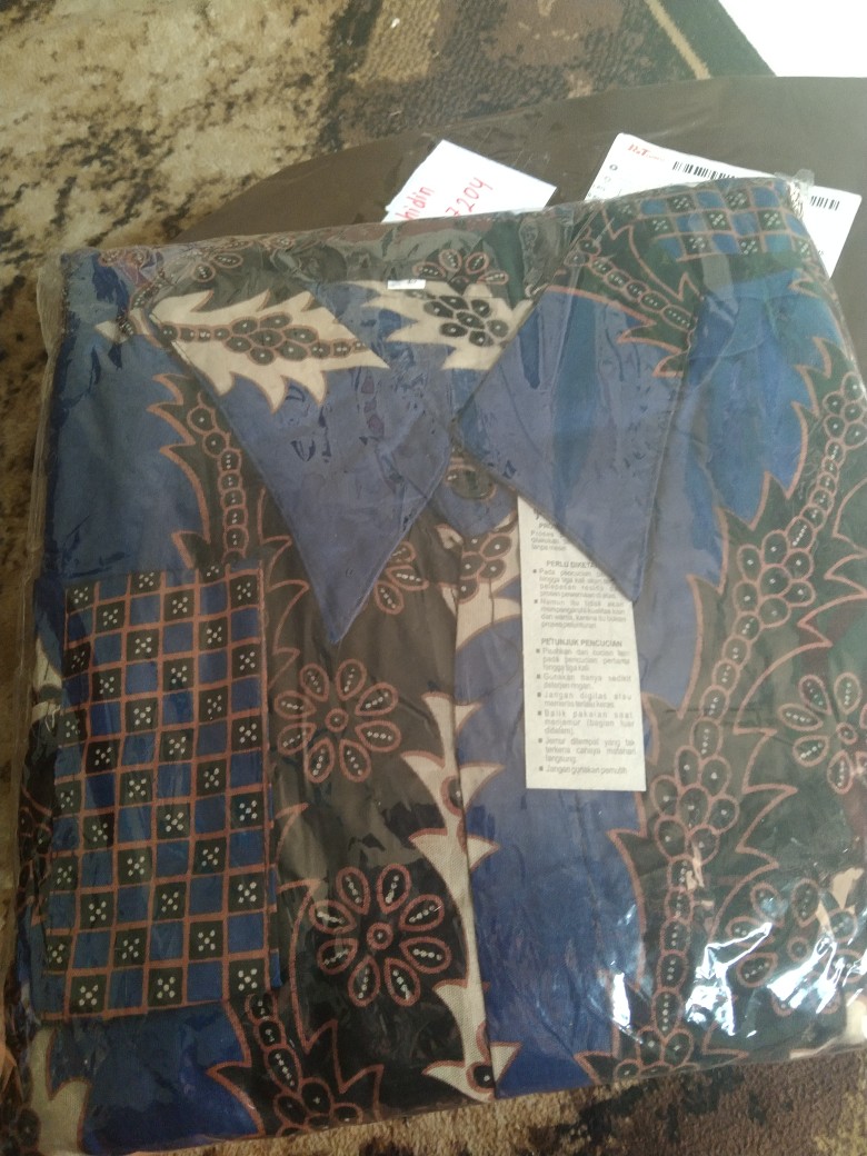 Set Couple Amalia Navy Maura Couple Sania Ruffle Batik Couple Ori