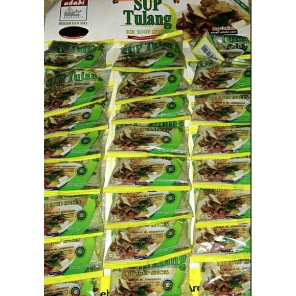 24 Pcs - Adabi Bumbu Sop Tulang Sup Iga isi 24 Bungkus