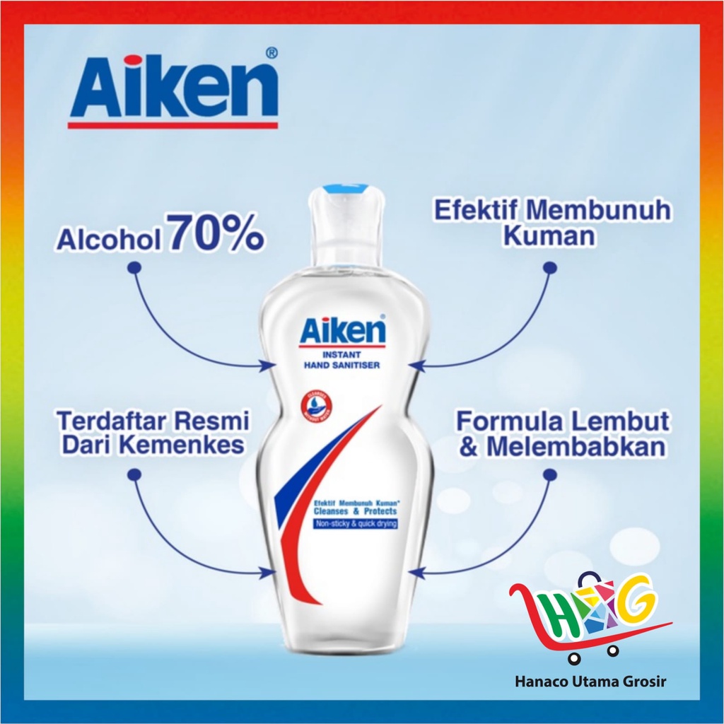 Aiken Instan Hand Sanitiser 200ml