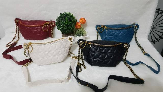 JK  613 1KG MUAT 3PCS TAS WAISTBAG WANITA IMPORT E208 Y3058 T733 U4024 C8064 U3653 Z4154 P9955