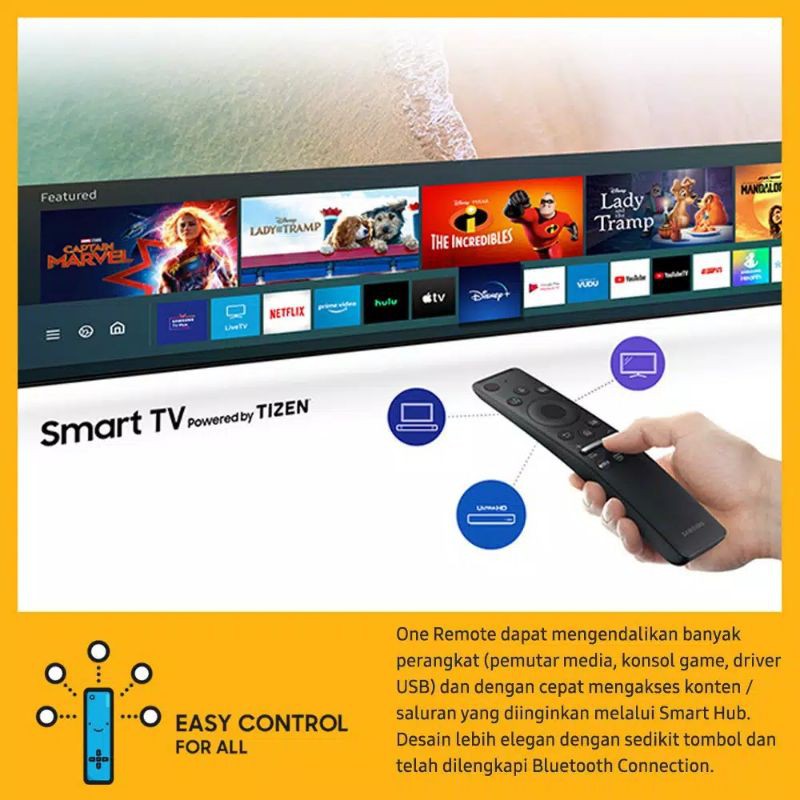 Led Tv SAMSUNG 32 Inch 32T4500 smart tv Bluetooth ( Sidoarjo Surabaya Gersik Mojokerto )-7