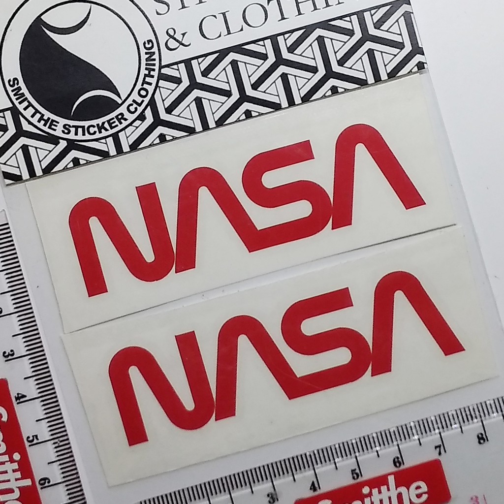 Stiker NASA Cutting Sticker logotype