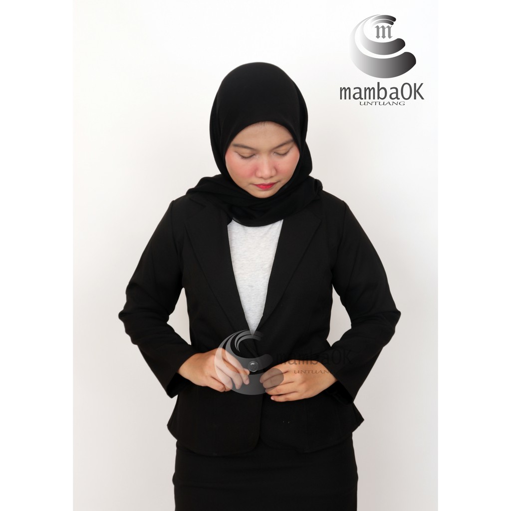 Blazer Wanita Formal  JUMBO/blazer kerja wanita big size 2L.3L.4L