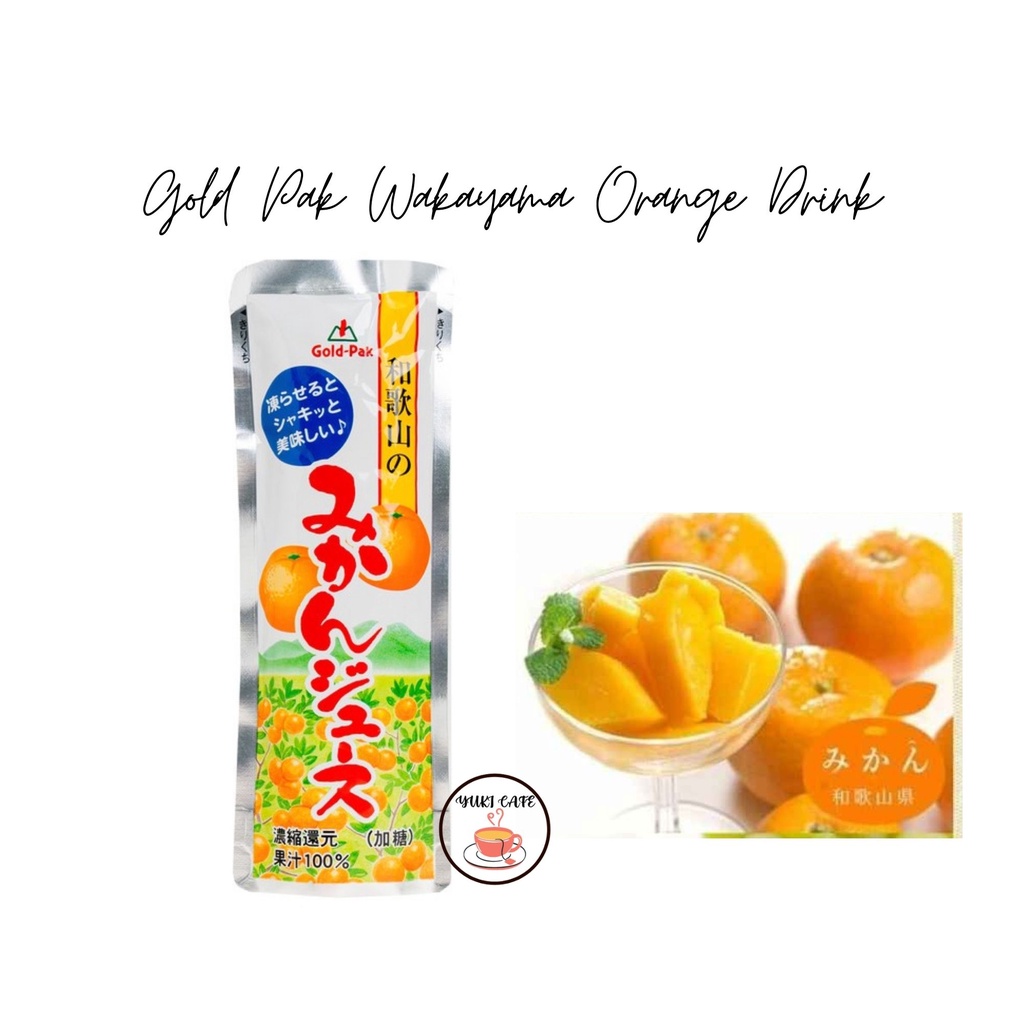 

JUS - GOLD PAK WAKAYAMA ORANGE DRINK