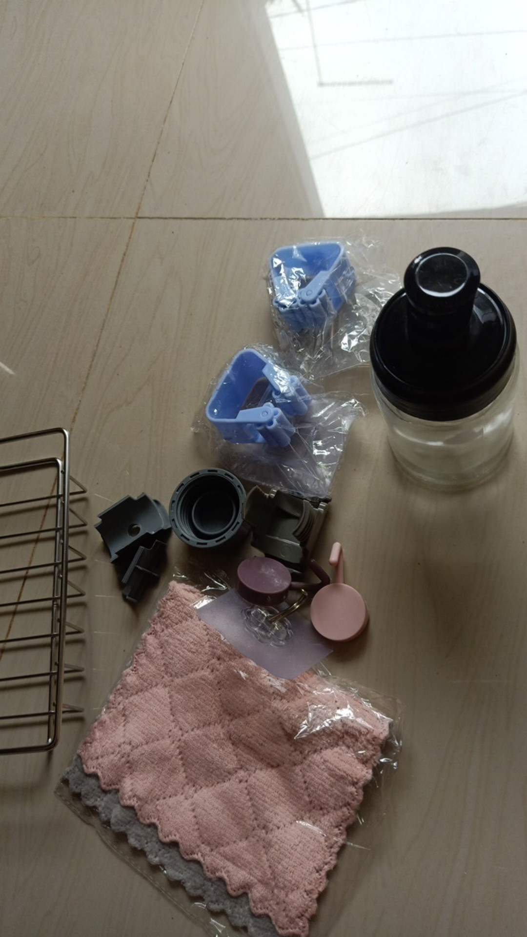 Storage Rak Gantungan Peralatan Dapur Keran Air Sabun Sponge Cod