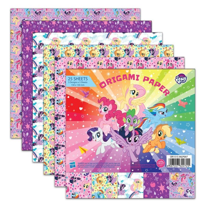 

Senikertas- Origami - Kertas Lipat - My Little Pony - Mlp007 -Kertas-Seni.