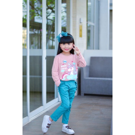 Afsheenastore Setelan Anak Set Kids Suit Pin Led By Jovanka