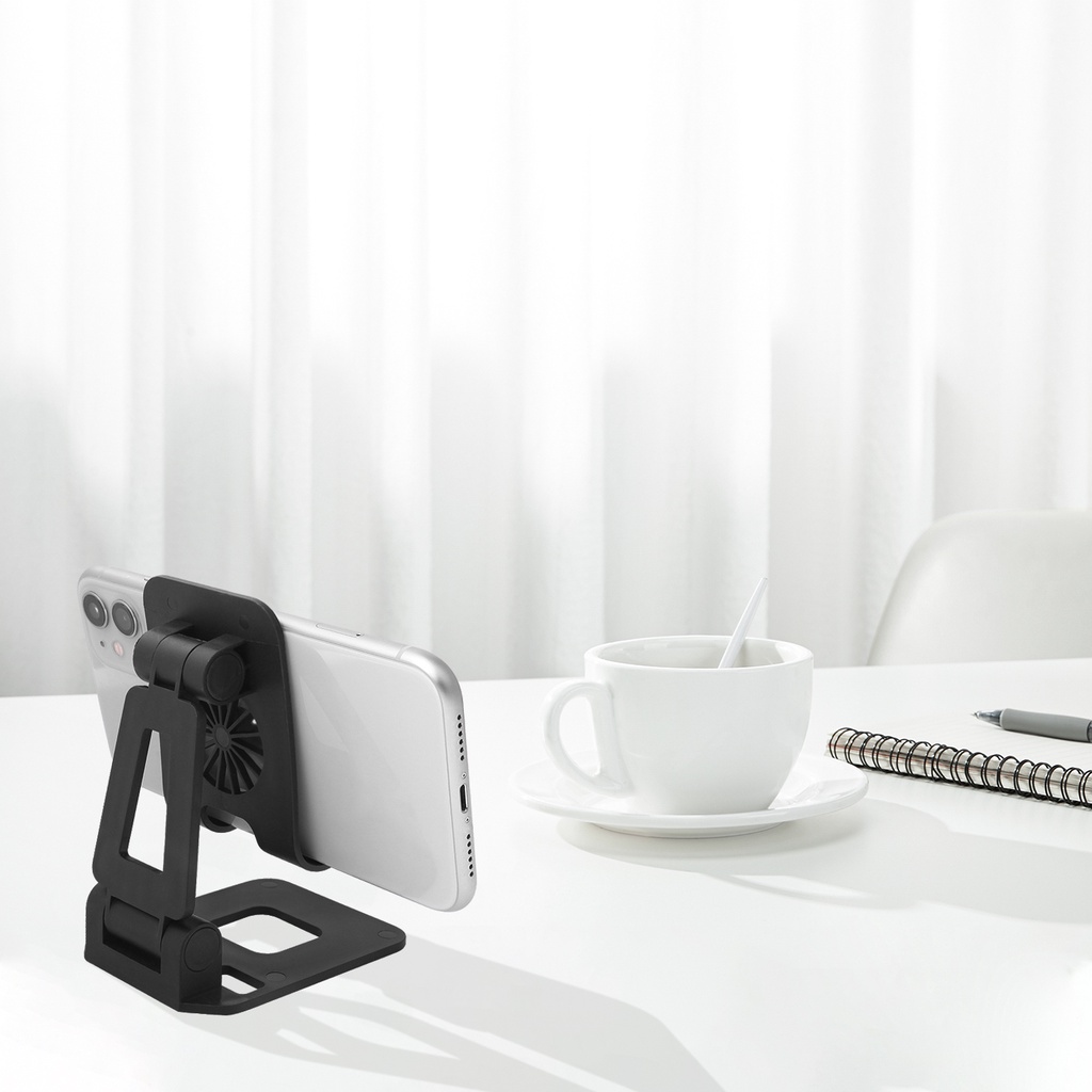 Stand Holder Hp / Ipad Universal Portable Bisa Dilipat Warna Hitam