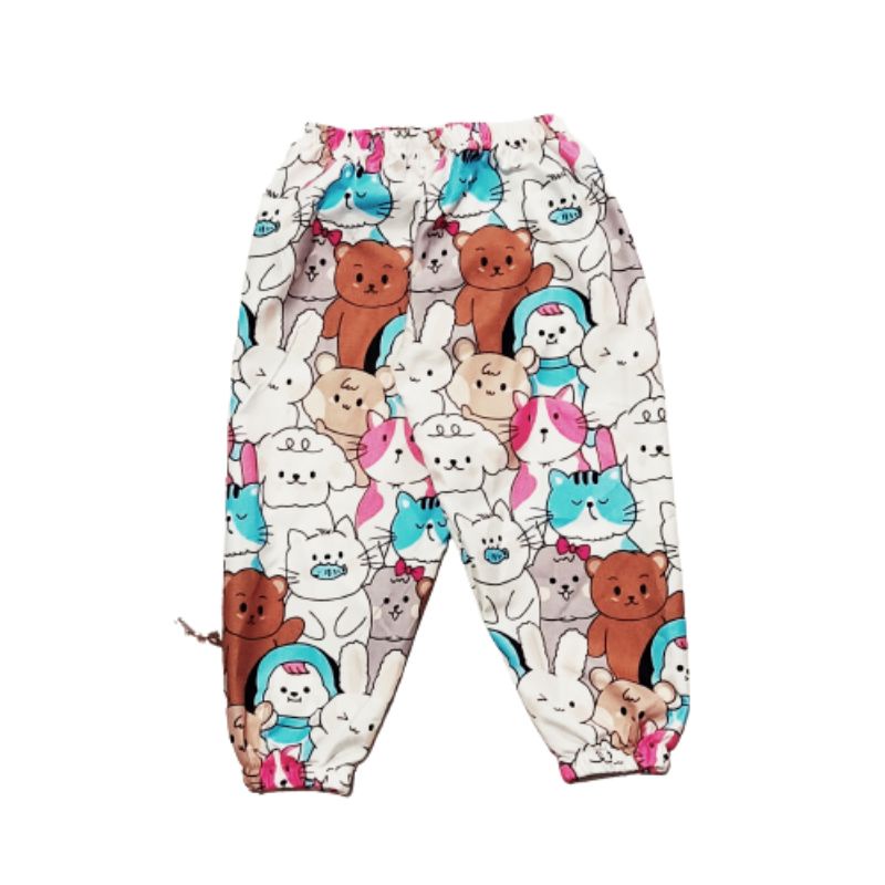 PILIH MOTIF CELANA JOGGER ANAK PEREMPUAN KARAKTER BTS