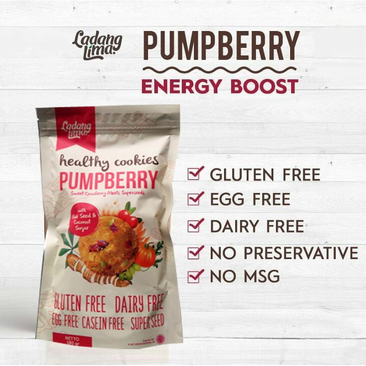 

Ladang Lima Healthy Cookies Pumpberry Gluten Free