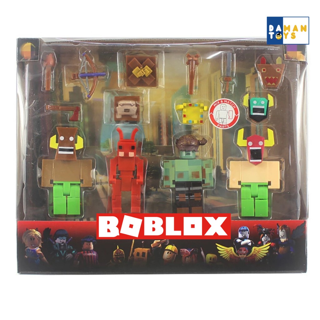 Mount Of The Gods Booga Fire Ant Mainan Roblox Figure Set Figur Cake Topper Roblox murah