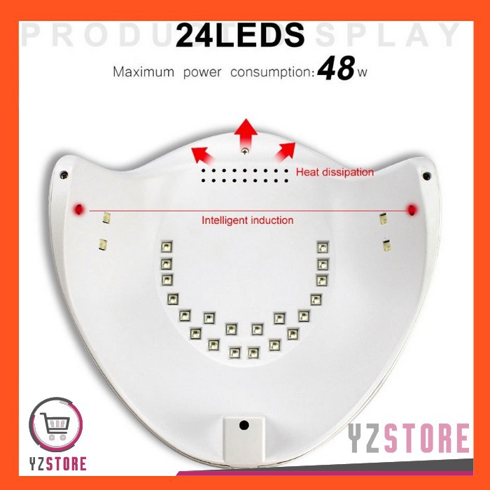 Pengering Kutek Kuku Gel 48W SUN5 S same Nail Art Manicure Lampu UV LED Profesional YZ30