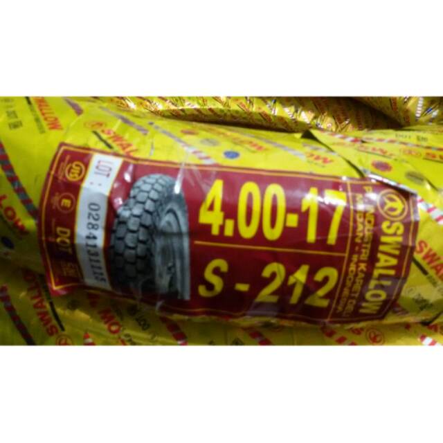 Paket Ban Wiro 400-17 + Ban Dalam 400-17