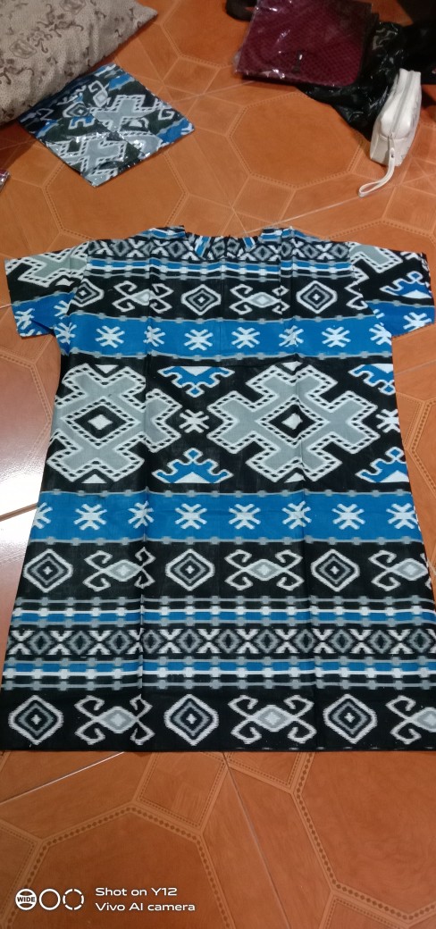 Bisa Beli Satuan Saja Maura Couple - Sania Ruffle Batik Couple Ori Ndoro Jowi Dnt