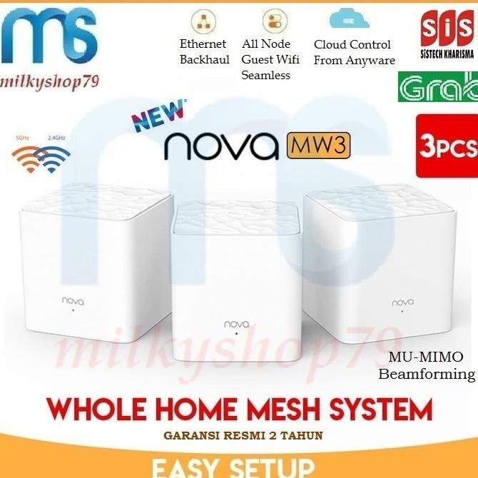 TENDA NOVA MW3 (ISI 3) - TENDA MW3 WHOLE HOME MESH WIFI SYSTEM