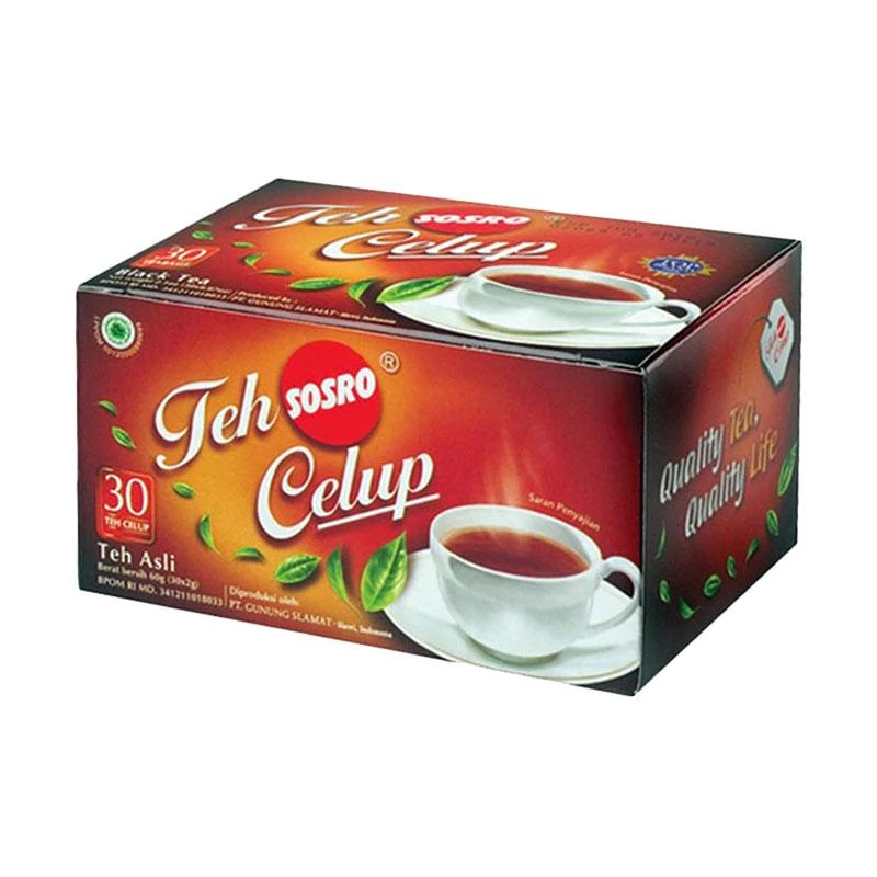 

teh celup sosro 30 x 2 gr