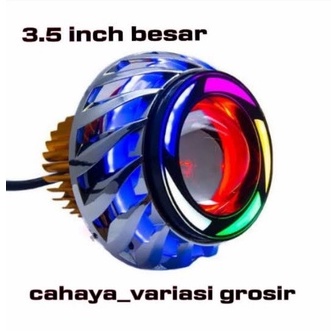 Lampu Projie LED Lampu Depan LED Proji Matahari 2 Mode Kedip Beat Satria Fu Vixion