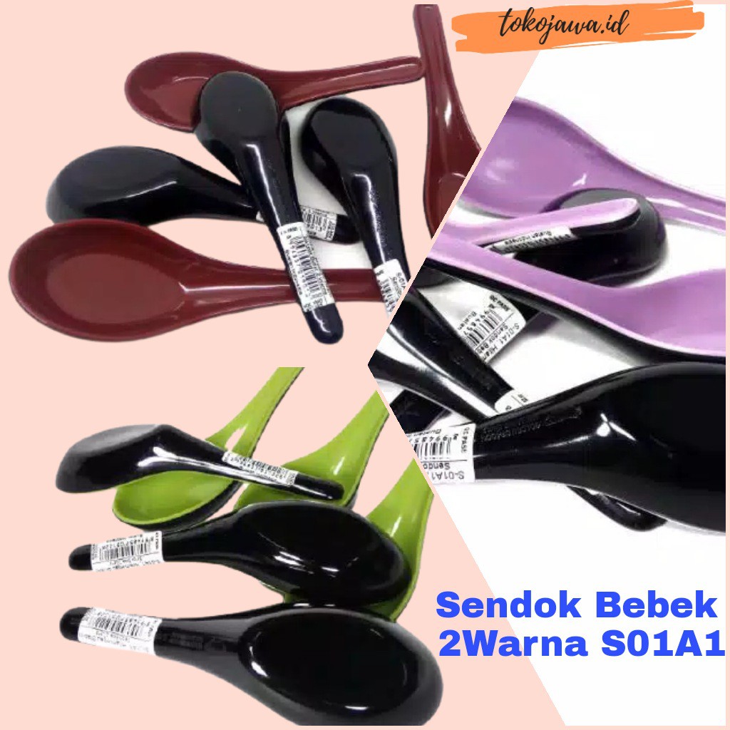 sendok bebek 2 warna S01A1 sendok bebek melamin sendok melamin sendok melamin bebek sendok murah