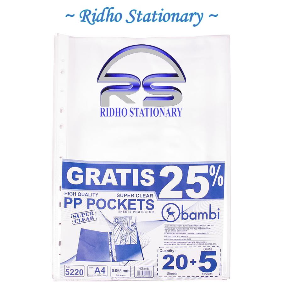 

Bambi Document Pockets 5220 A4