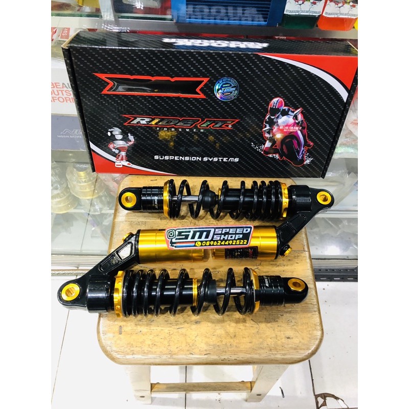 SHOCKBREKER-SHOCK RIDE IT TABUNG 280mm BEBEK JUPITER-VEGA ZR-FIZR-JUPITER Z1-JUPITER BURHAN-CRYPTON